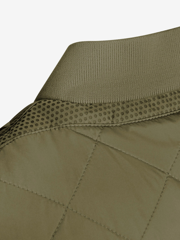 Geox Khaki Damen-Steppweste lang Geox Asheely