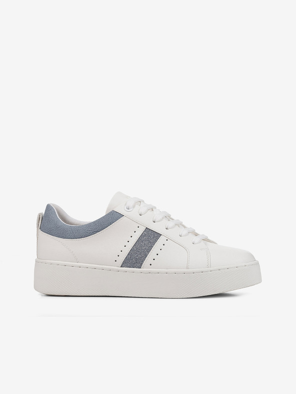 Geox Blau-weiße Damen-Plateau-Sneaker Geox Skyely