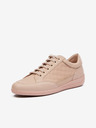 Geox Beigefarbene Damen-Sneakers aus Leder von Geox Myria