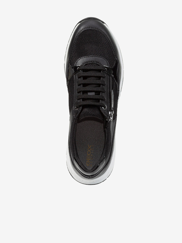 Geox Schwarze Damen Geox Bulmya Turnschuhe