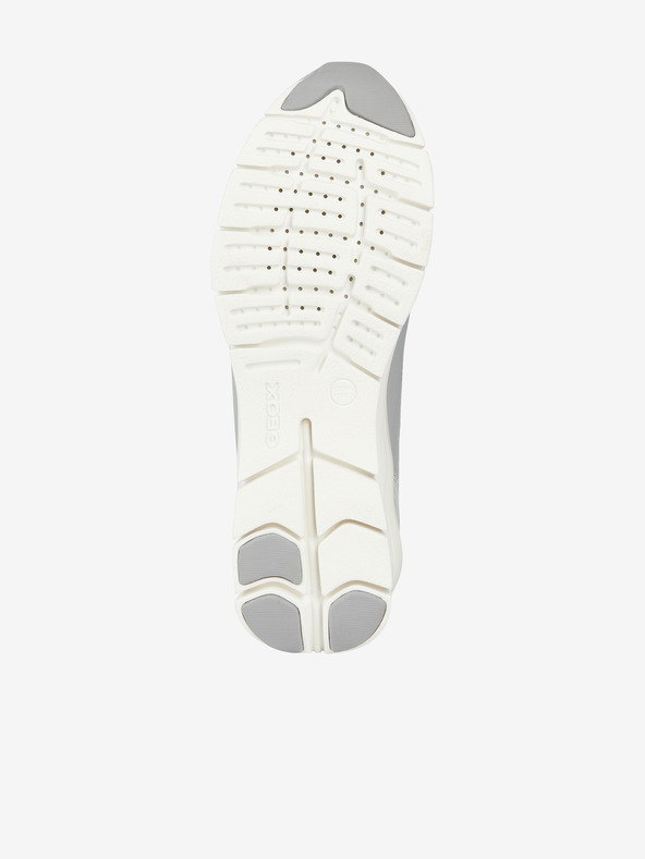 Geox Graue Damen-Sneakers mit Lederdetails Geox Sukie