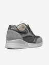 Geox Grau Damen Geox Haleney Turnschuhe