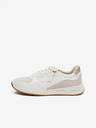 Geox Cremefarbene Damen-Turnschuhe Geox Bulmya