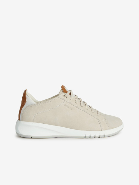 Geox Cremefarbene Damen-Sneaker Geox Aerantis