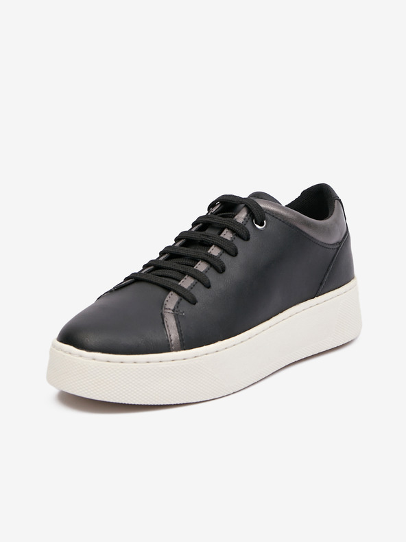 Geox Schwarze Damen Geox Skyely Turnschuhe