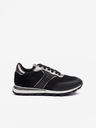 Geox Schwarze Damen-Sneakers mit Lederdetails Geox Spherica V Series
