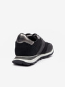 Geox Schwarze Damen-Sneakers mit Lederdetails Geox Spherica V Series