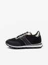 Geox Schwarze Damen-Sneakers mit Lederdetails Geox Spherica V Series