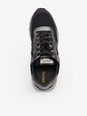 Geox Schwarze Damen-Sneakers mit Lederdetails Geox Spherica V Series