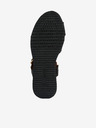 Geox Schwarze Damen Ledersandalen Geox Eolie