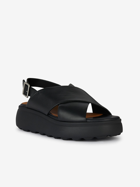 Geox Schwarze Damen-Sandalen Geox Spherica EC4.1 S
