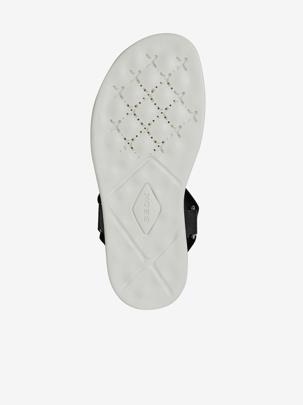 Geox Schwarze Damen-Ledersandalen Geox Xand