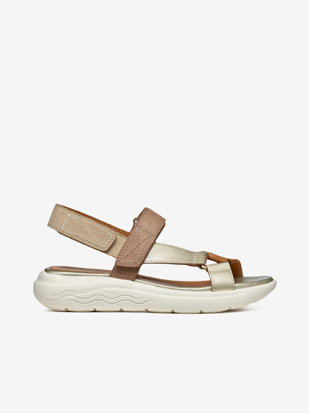 Geox Braune Damen-Wildleder-Sandalen Geox Spherica EC5W