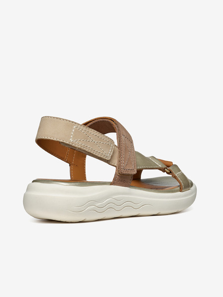 Geox Braune Damen-Wildleder-Sandalen Geox Spherica EC5W