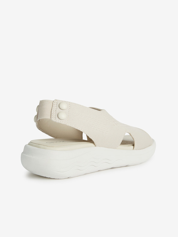 Geox Weiße Damen-Sandalen Geox Spherica Ec5