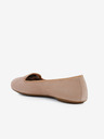 Geox Beige Geox Palmaria Wildlederballerinas für Damen