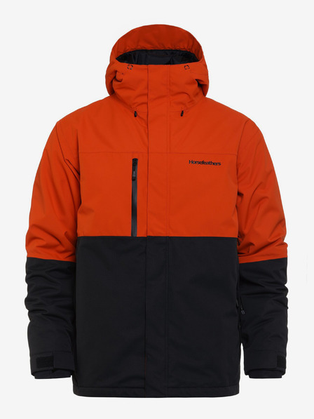 Horsefeathers Track Jacke - red clay/schwarz Horsefeathers