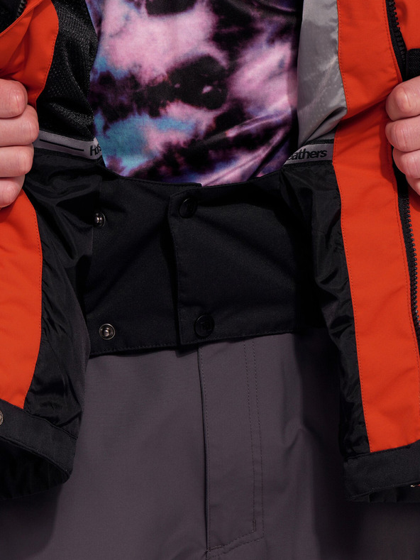 Horsefeathers Track Jacke - red clay/schwarz Horsefeathers