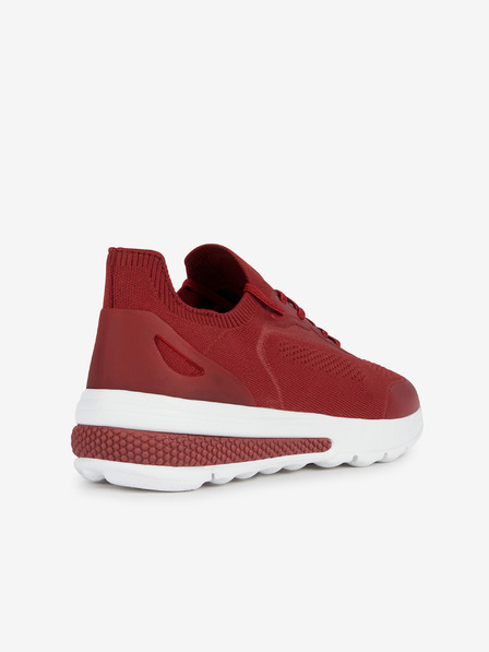 Geox Dunkelrote Herren Sneaker Geox Spherica actif