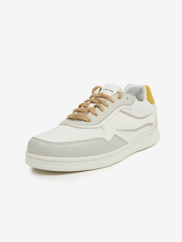 Geox Weiß-graue Herren Sneaker Geox Warrens