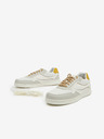 Geox Weiß-graue Herren Sneaker Geox Warrens