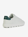 Geox Weiße Herren Leder Turnschuhe Geox Spherica Ecub