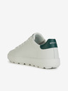 Geox Weiße Herren Leder Turnschuhe Geox Spherica Ecub