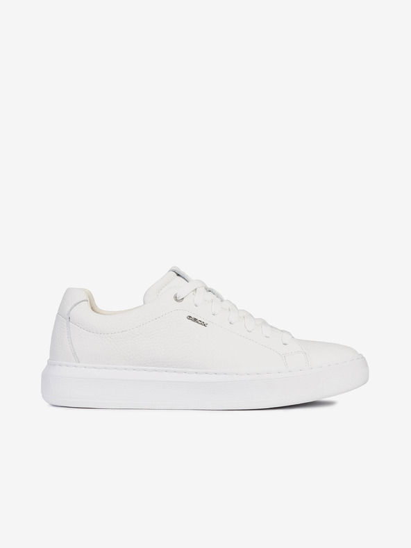 Geox Weiße Herren-Sneakers aus Leder Geox Deiven
