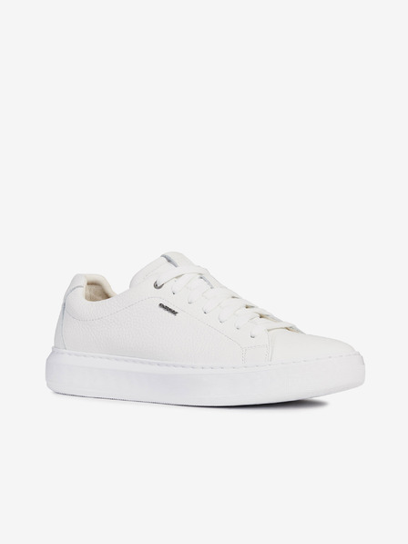 Geox Weiße Herren-Sneakers aus Leder Geox Deiven