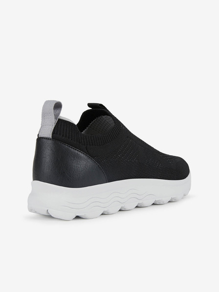 Geox Schwarze Herren Slip On Sneaker Geox Spherica
