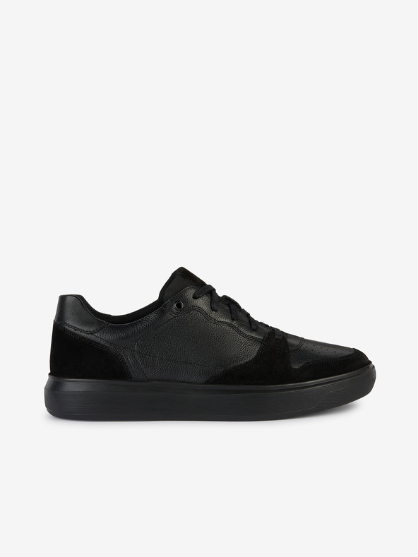 Geox Schwarze Herren-Ledersneaker Geox Deiven