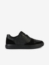Geox Schwarze Herren-Ledersneaker Geox Deiven