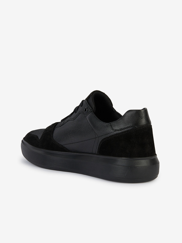 Geox Schwarze Herren-Ledersneaker Geox Deiven