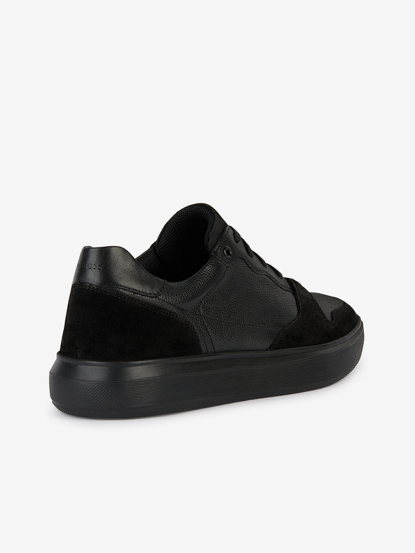 Geox Schwarze Herren-Ledersneaker Geox Deiven