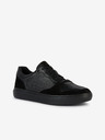 Geox Schwarze Herren-Ledersneaker Geox Deiven
