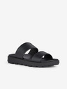 Geox Schwarz Herren Leder Geox Spherica Hausschuhe