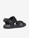 Geox Schwarze Herren Geox Strada Sandalen