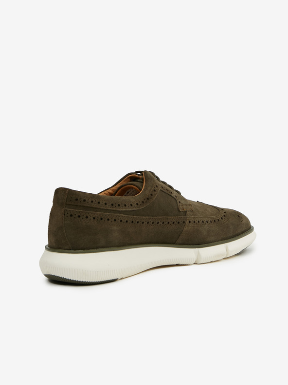 Geox Khaki Herren-Wildlederschuhe Geox Adacter