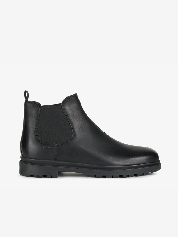Geox Schwarze Herren-Stiefeletten aus Leder von Geox