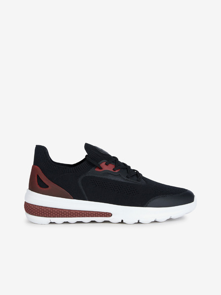 Geox Schwarz Herren-Turnschuhe Geox Spherica Actif