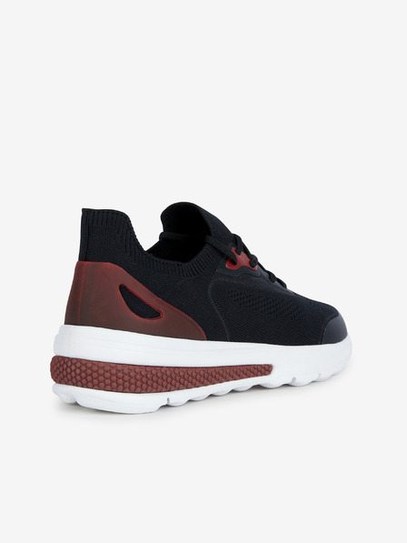 Geox Schwarz Herren-Turnschuhe Geox Spherica Actif
