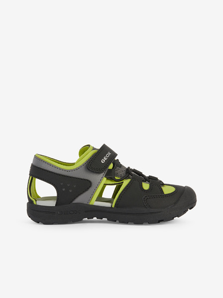 Geox Grün-schwarze Jungen Outdoor Sandalen Geox Vaniett