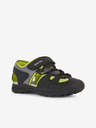 Geox Grün-schwarze Jungen Outdoor Sandalen Geox Vaniett