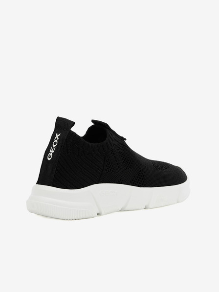 Geox Schwarze Jungen Sneaker Geox Aril