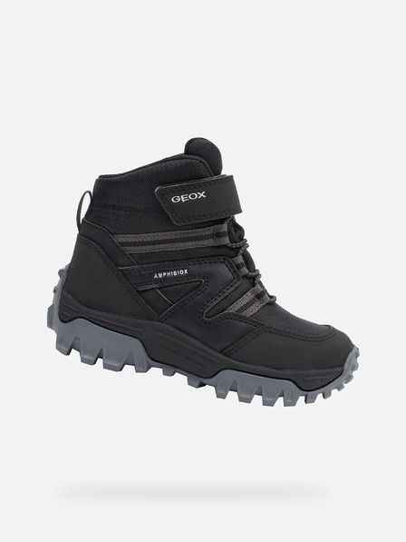 Geox Schwarze Jungen Stiefeletten Geox Himalaya B Abx