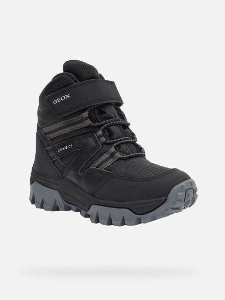 Geox Schwarze Jungen Stiefeletten Geox Himalaya B Abx
