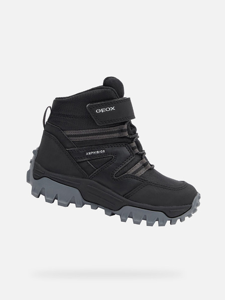 Geox Schwarze Jungen Stiefeletten Geox Himalaya B Abx