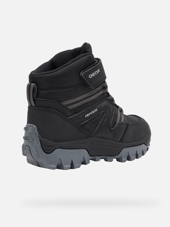 Geox Schwarze Jungen Stiefeletten Geox Himalaya B Abx