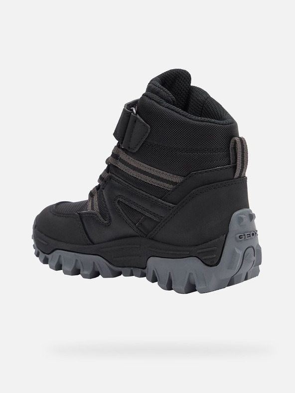 Geox Schwarze Jungen Stiefeletten Geox Himalaya B Abx
