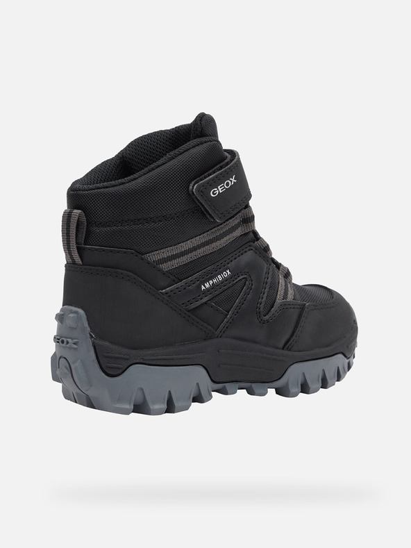 Geox Schwarze Jungen Stiefeletten Geox Himalaya B Abx